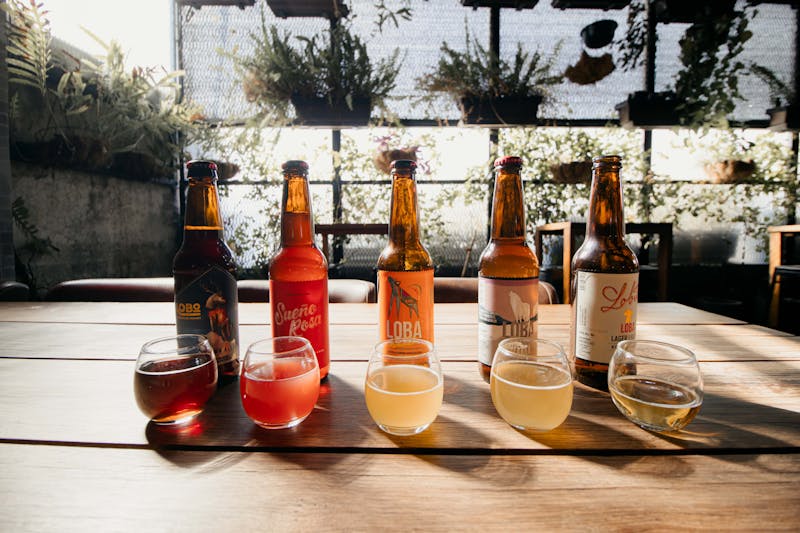 Craft beer in a pint glass